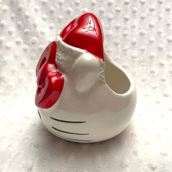 Santa Hello Kitty 16oz Holiday Sculpted Ceramic Mug-NEW - Picture 4 of 5